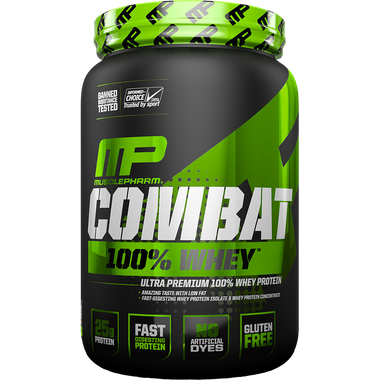 MusclePharm Combat 100% Whey Cookies n Cream 2 lbs | Muscleintensity.com