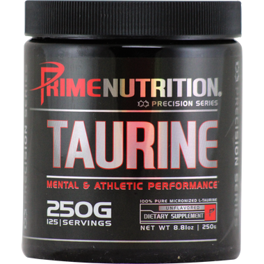 Prime Nutrition Taurine 250 g 125 svg | Muscleintensity.com