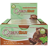 Quest Bar Mint Chocolate Chunk 12ct | Muscleintensity.com