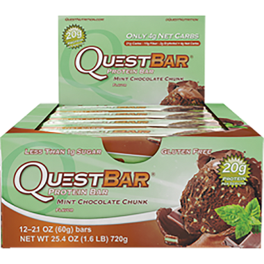 Quest Bar Mint Chocolate Chunk 12ct | Muscleintensity.com