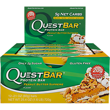 Quest Bar Peanut Butter Supreme 12ct | Muscleintensity.com