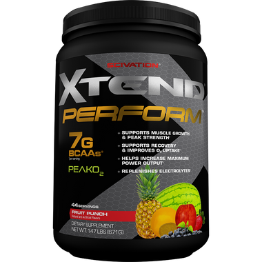 Scivation Xtend Perform Fruit Punch 44 svg | Muscleintensity.com