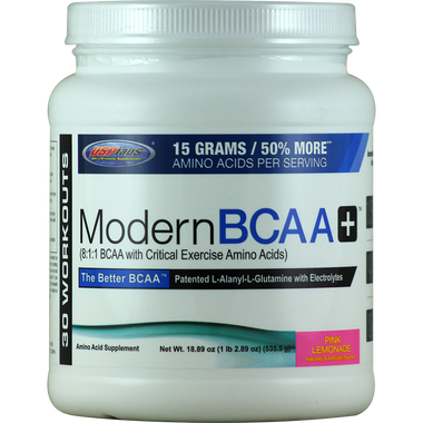 USPlabs Modern BCAA+ Pink Lemonade 535.5 g 30sv | Muscleintensity.com