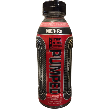 MET-Rx NOS Pumped Strawberry Lemonade 12 ct | Muscleintensity.com