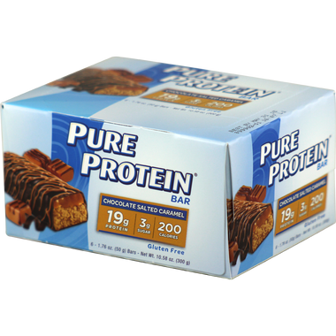 Pure Protein Bar Chocolate Salted Caramel 50 g  6 ct | Muscleintensity.com