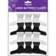 Diane 3 1/4" Large Butterfly Clamps 12 Pack D13