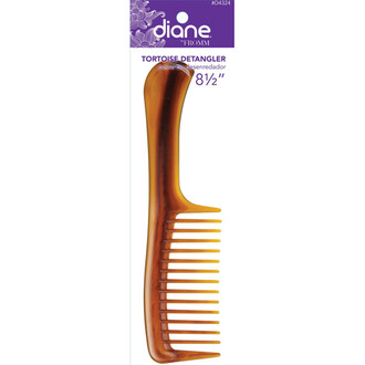 Diane 8 1/2" Tortoise Detangler Comb D4324
