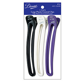 Diane 6" Large Plastic Control Clips 3 Pack D16