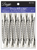 Diane 3 1/2" Duck Bill Clips 12 Pack D210C