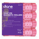 Diane Snap On Magnetic Rollers D4719 1 1/8" Pink 8 Pack