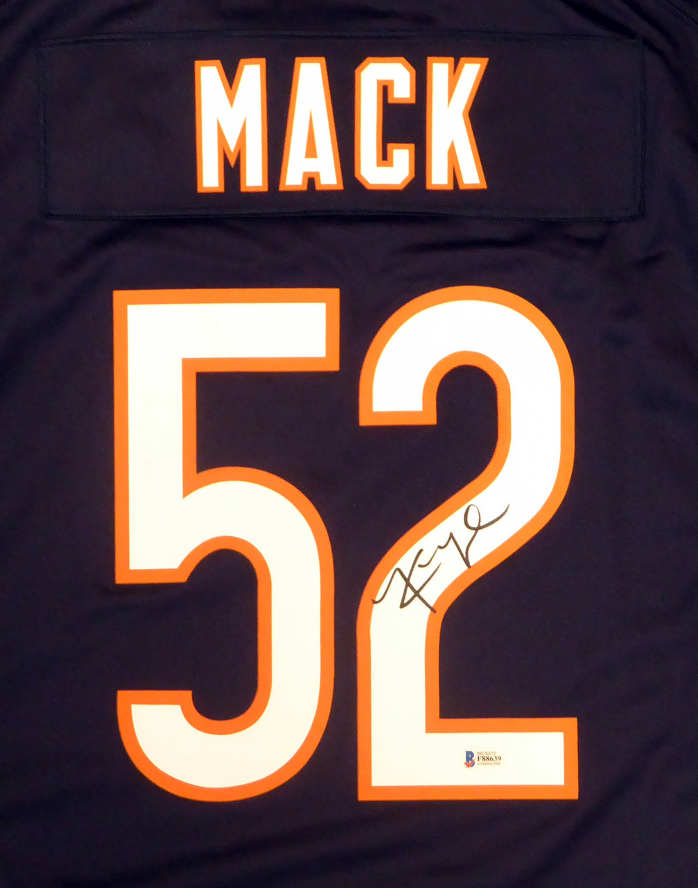 signed khalil mack bears jersey