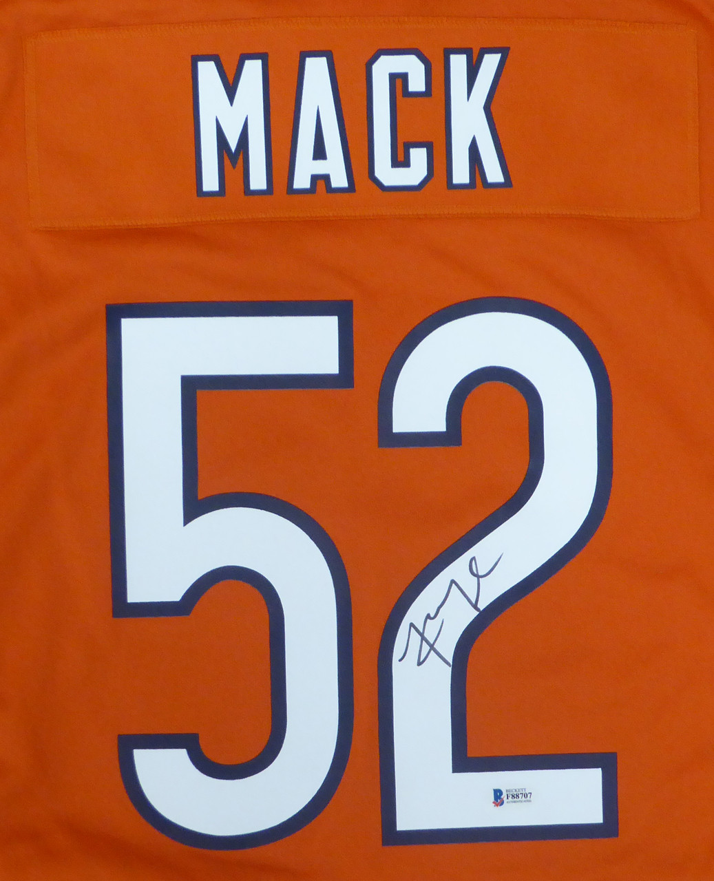 mack orange jersey