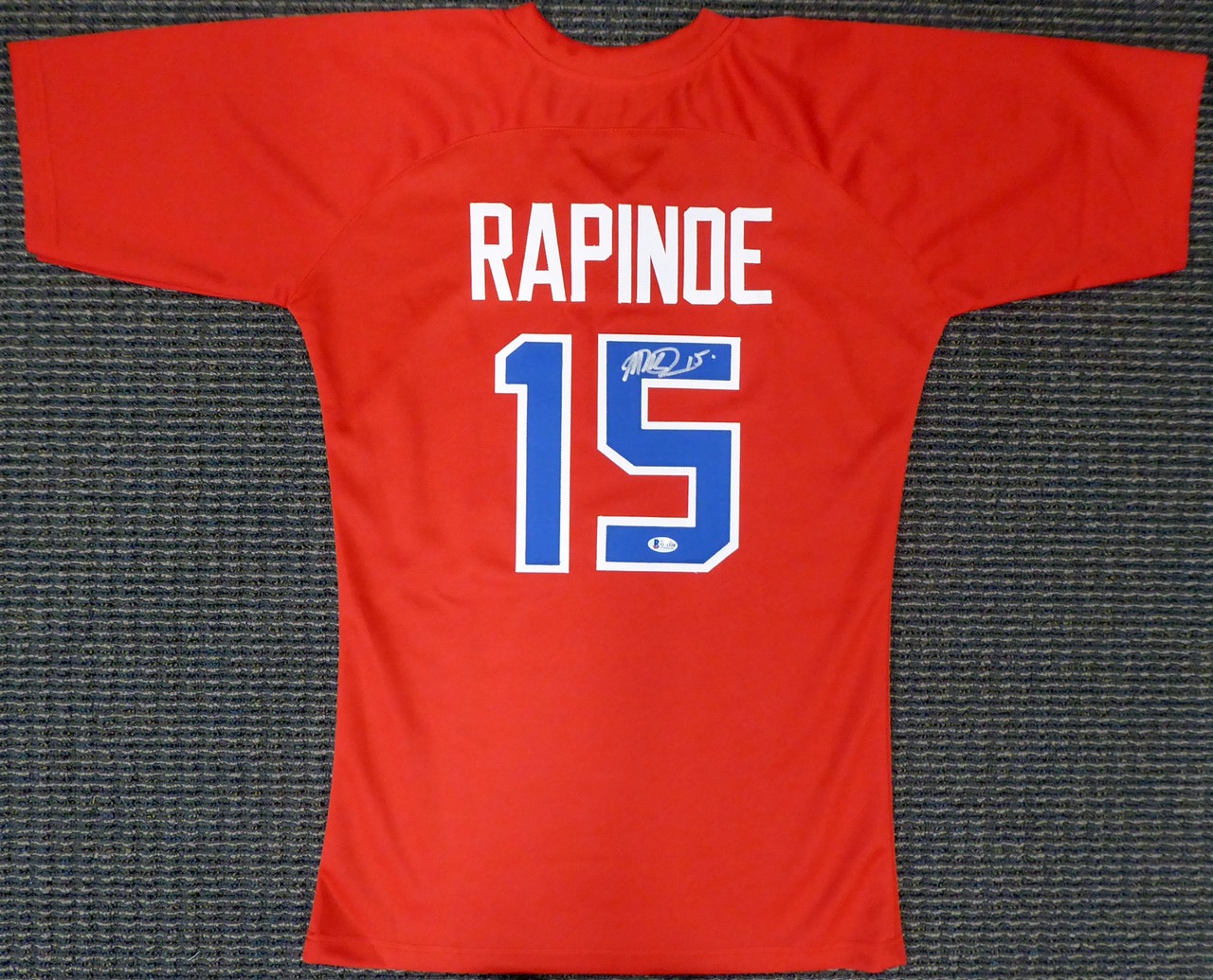 rapinoe red jersey