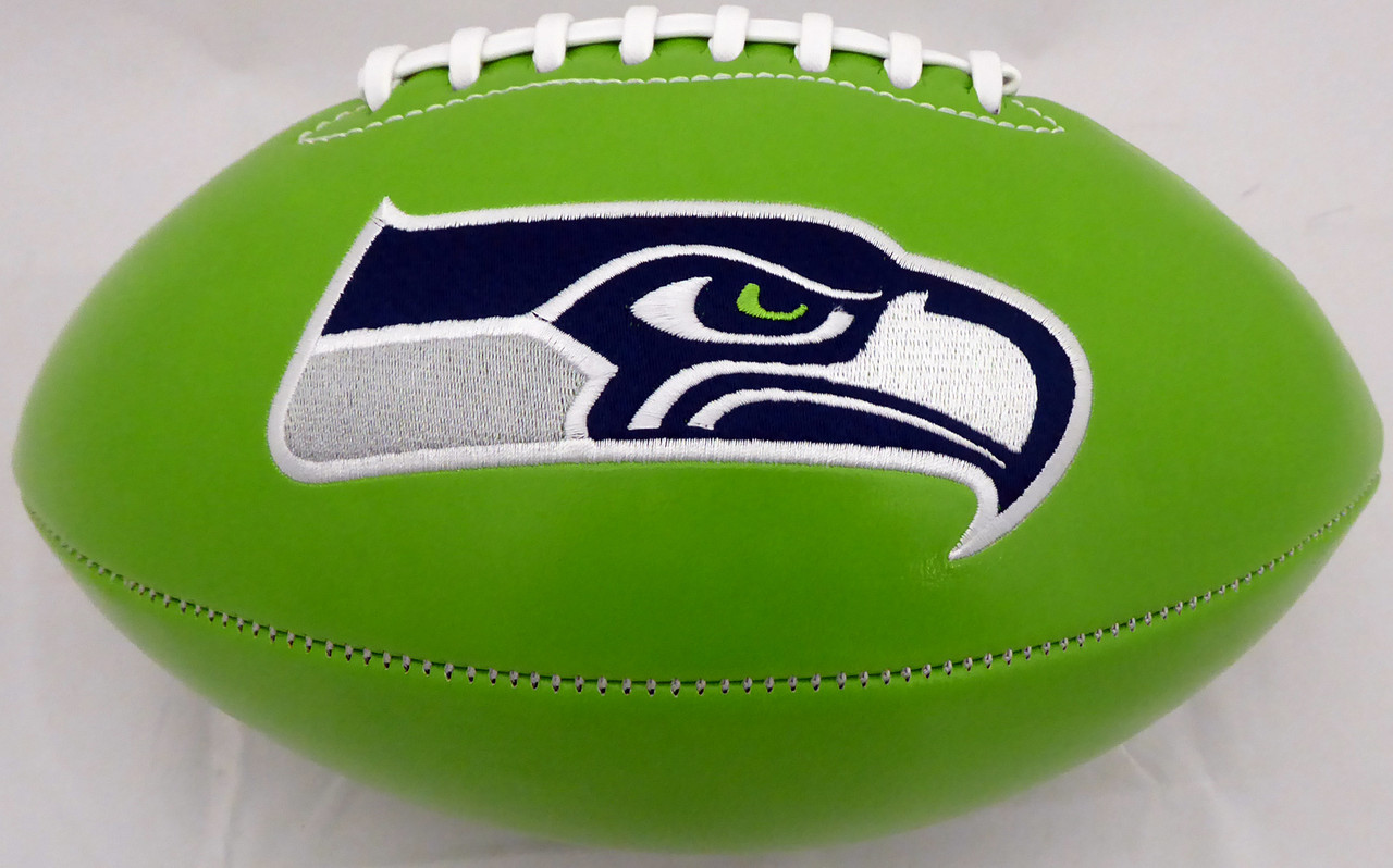 Unsigned Green Seattle Seahawks Logo Football Stock #160613 - Mill ...