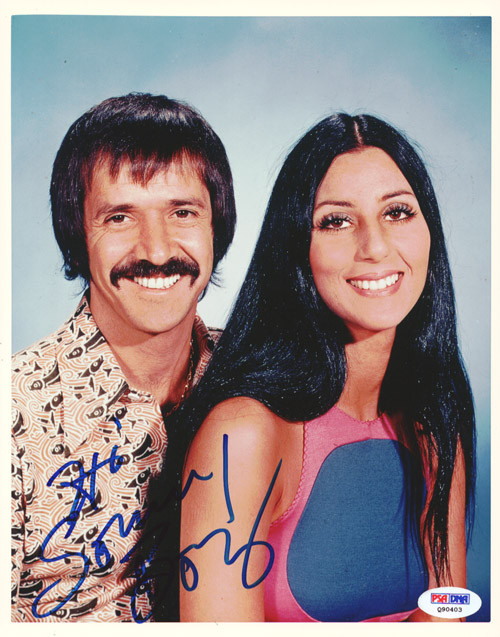 Sonny Bono Autographed 8x10 Photo PSA/DNA #Q90403 - Mill Creek Sports