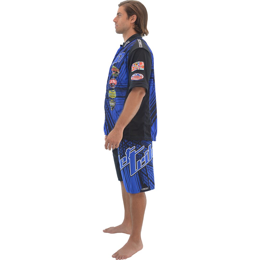 Men'S Pit Shirt Shockwave Grey / White PWC Jetski Ride & Race Jet Ski