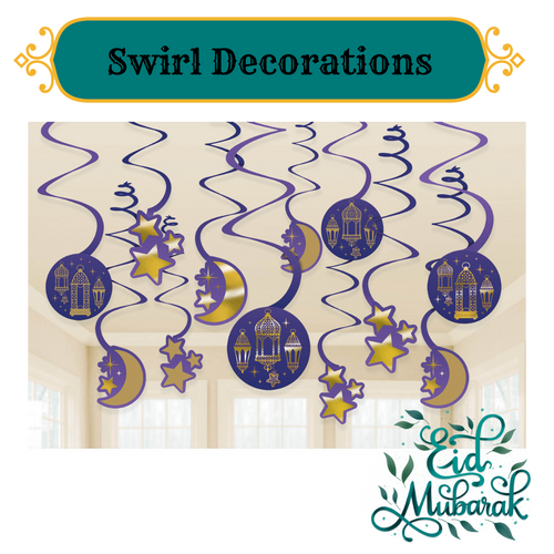Eid Swirl Decorations