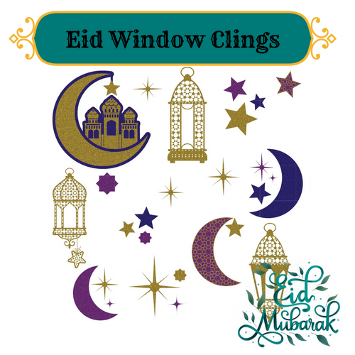 Eid Window Cling Decorations