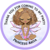 Fairy Princess Personalised Label