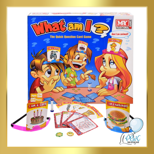 What Am I? Card Game with Contents