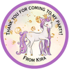 Unicorn Candy Cone Sticker