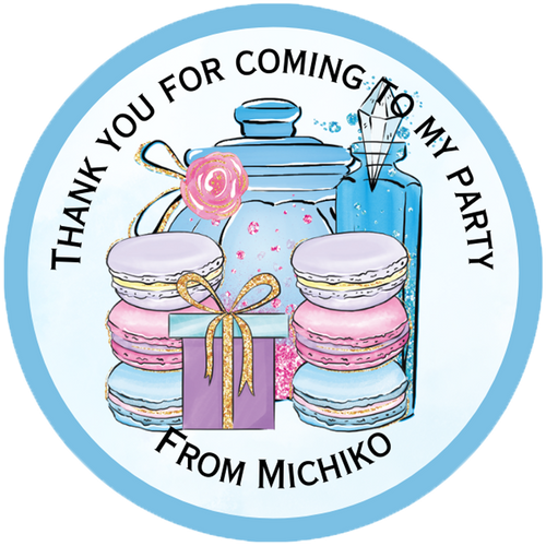 Pamper Party Stickers