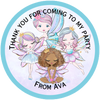 Fairy Friends Party Stickers