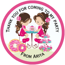 Personalised Tea Party Stickers