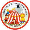 Circus Candy Cone Sticker