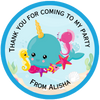 Under the Sea Party Bag Sticker