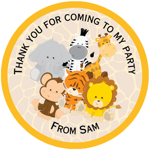 Safari Party Sticker