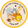 Safari Animal Personalised Sticker