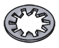 Internal Tooth Lock Washer / #8 / 100
