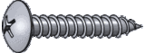 Tapping Screw Phillips Truss Head / #6 / 1/2" / 100