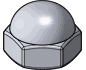 Cap Nut / 1/2" / 20 / 10