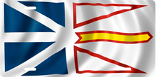 Flag of Newfoundland Auto Plate sku T2922F
