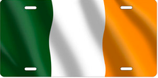 Flag of Ireland Auto Plate sku T2914F