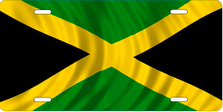 Flag of Jamaica Auto Plate sku T2920F