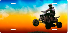 Four Wheeler on Full Color Offset Auto Plate sku T9375D
