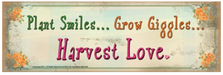 Plant Grow Harvest Wood Sign WS308