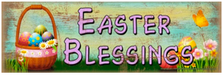 Easter Blessings Wood Sign sku WS305