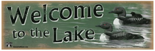 Welcome To The Lake Wood Sign sku WS2237