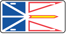 Newfoundland Prov Flag Plate