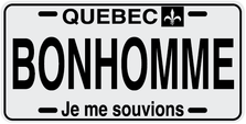 Quebec Prov Plate