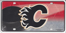 Calgary Flames Metal License Plate