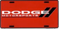 Dodge Motorsports Auto Plate