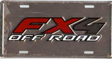 Ford FX4 Off Road Auto Plate