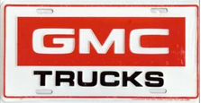 GMC Trucks Auto Plate