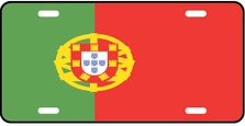 Portugal World Flag Auto Plate