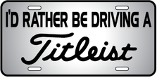 Driving Titleist Auto Plate
